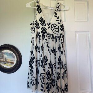 Sincerely Jules for Bandier Women White and Black Dress